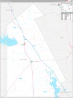 Live Oak, Tx Carrier Route Wall Map